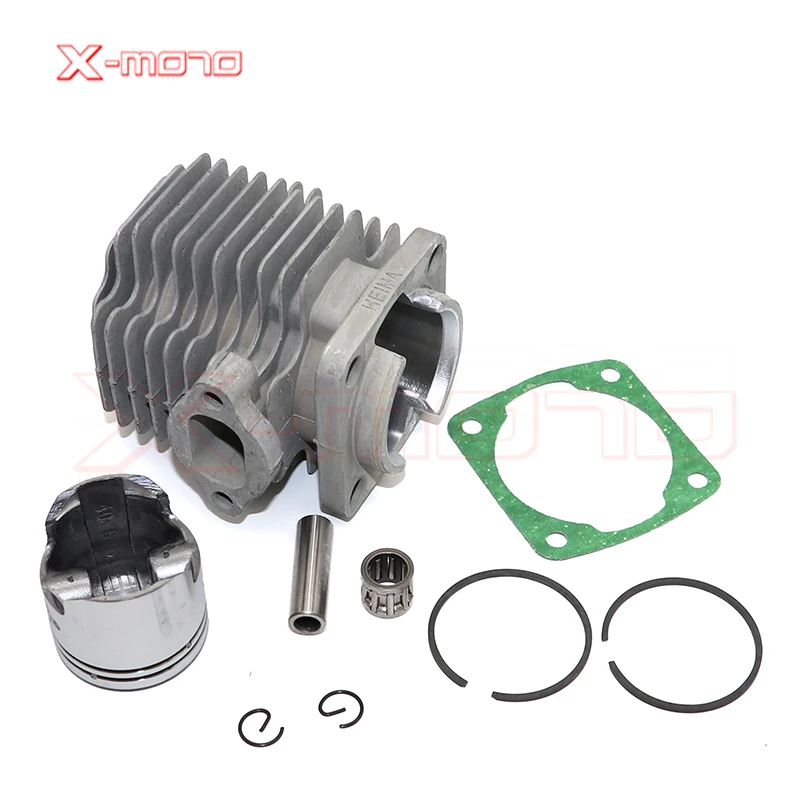 49CC (44-6) or 47CC (40-6) Engine Cylinder Head With Piston Pin Full Kit For 2 Stroke Mini Dirt Bike ATV Quad Pocket Bike