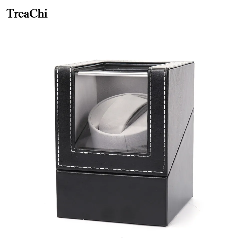 Luxury Automatic Mechanical Watch Winder Holder Display Organizer EU/US/AU/UK Plug Single Motor Shaker Watch Storage Gift Box