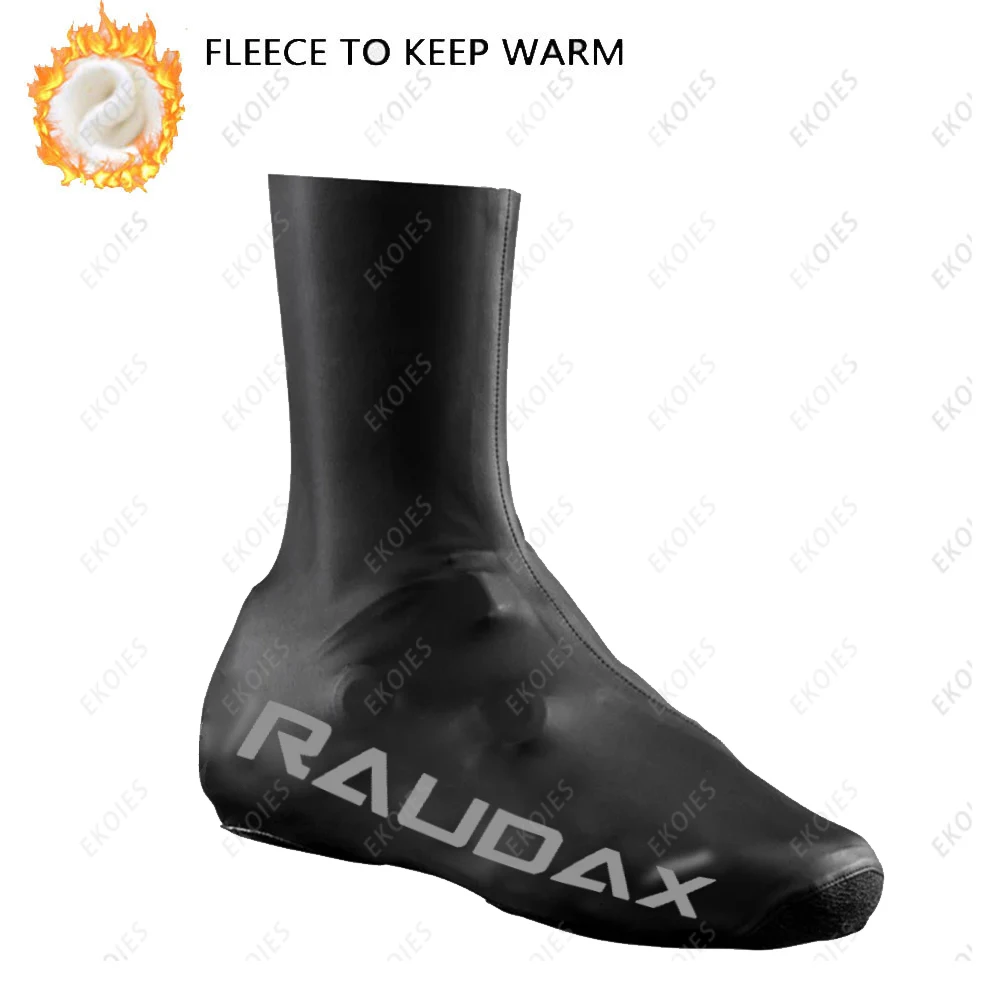 Raudax-Thermal Fleece Cycling Shoe Cover, Outdoor Riding Shoe Cover, MTB Bike Overshoes, Warm, Winter, 2024