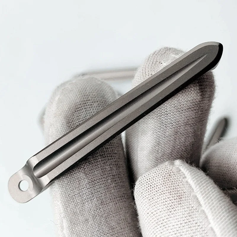 Titanium Alloy Back Clip, Portable CNC Waist Clip, CR Tool Holder for Chris Reeve Knives, Umnumzaan Sebenza