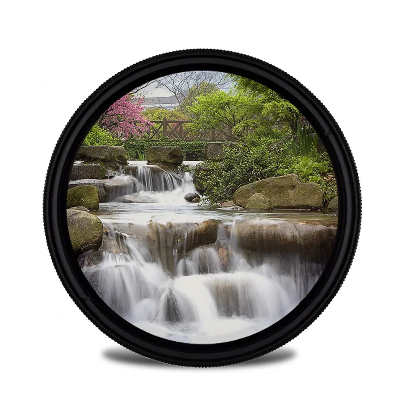 Walking Way Slim Adjustable ND2-400 HD Variable ND Camera Filter 40.5-82mm Filtro Fader Optical Neutral Density Filter for DSLR