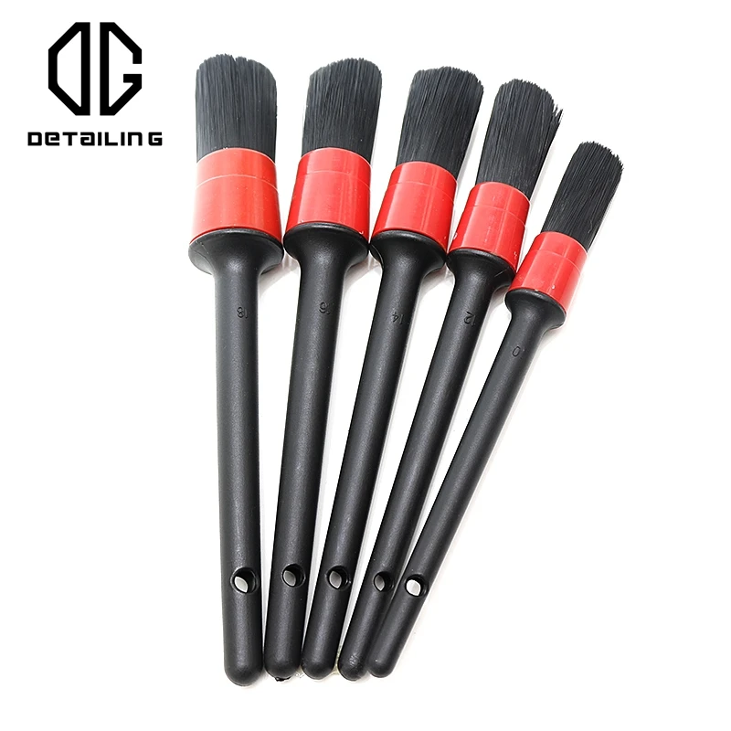 

Soft Car Detailing Brush Set Auto Interior Brush Wheel Cleaning Tool Automotive Detail Brushes For Leather Air Vent Emblem