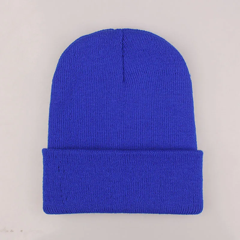 Neue Winter Gestrickte Hut für Jungen Mädchen Frauen Männer Unisex Warme Outdoor Herbst Häkeln Kinder Mützen Einfarbig Baby Mütze – Detail 28