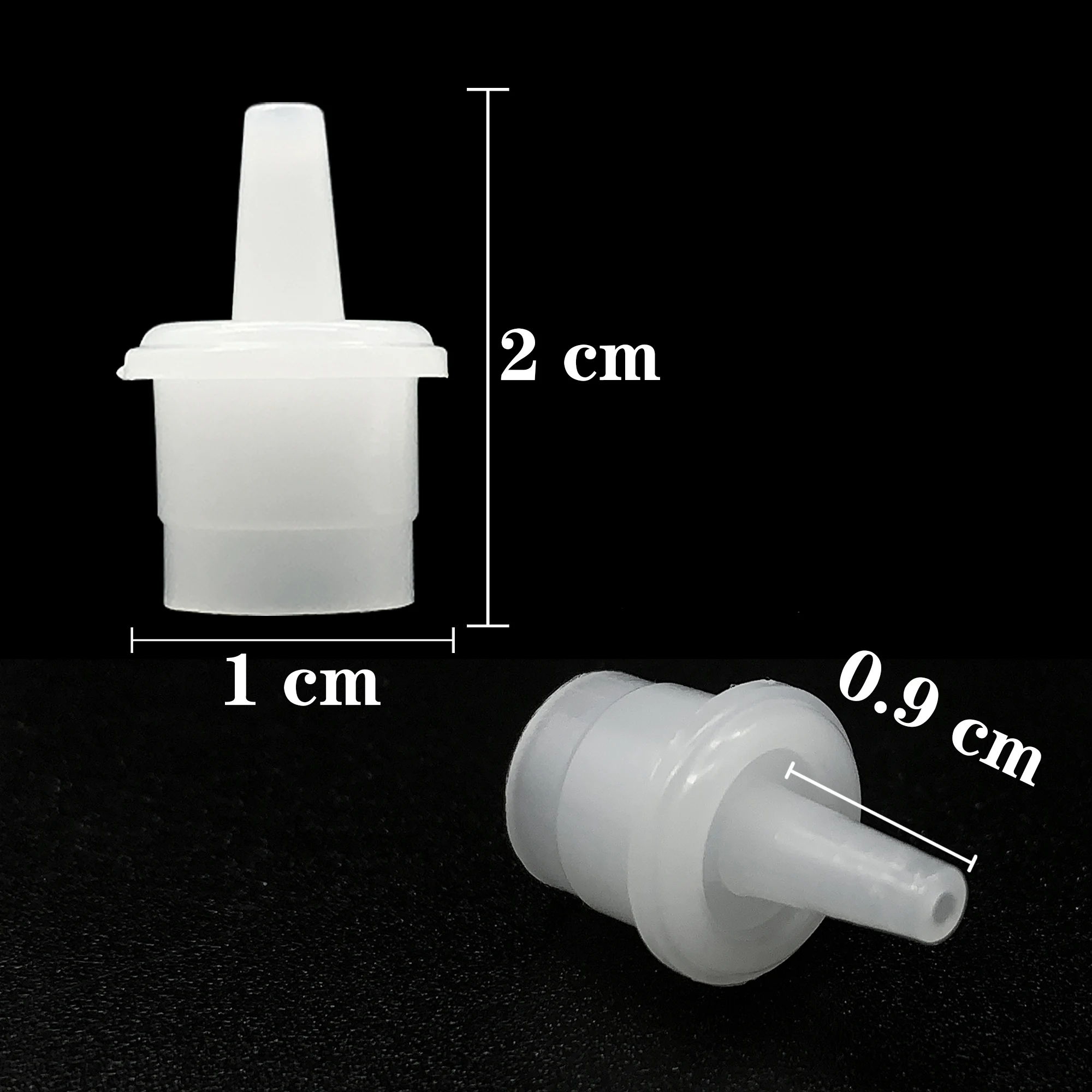 10/50 Stuks Wimperlijm Vervangende Fles Mondkop Lijm Blokkerende Naald Anti-Blokkerende Wimper Verlengingstool