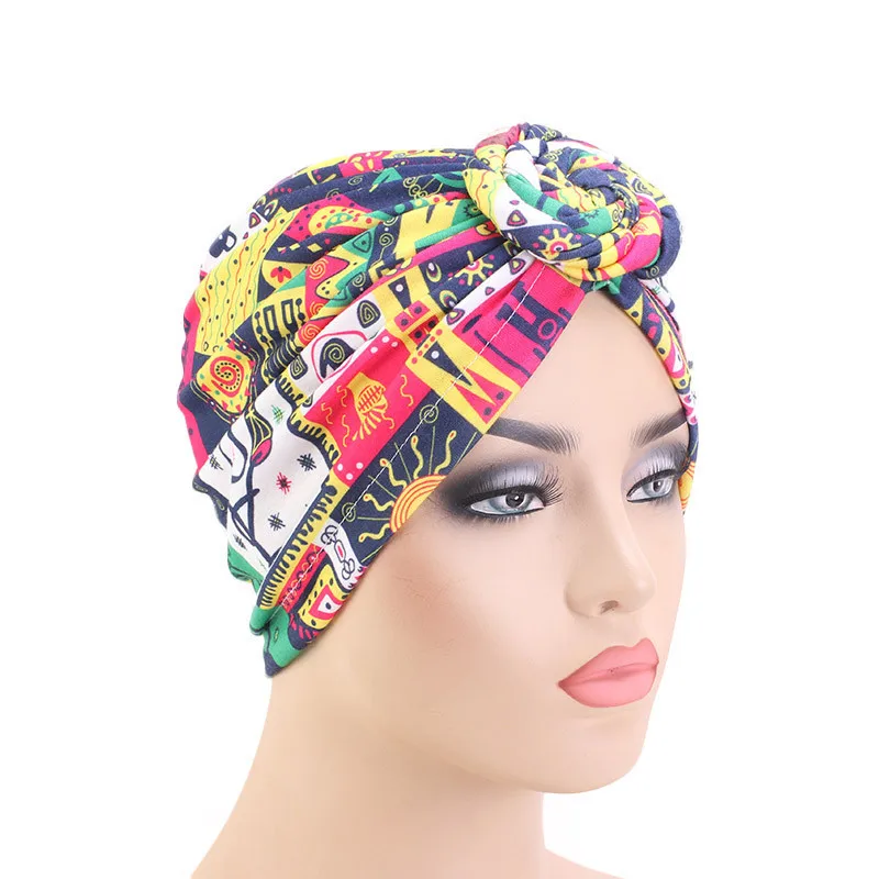 2020 New Fashion Print Women Muslim turban hijab caps arab wrap Inner Hijabs for ladies islamic head scarf hidjab bonnet