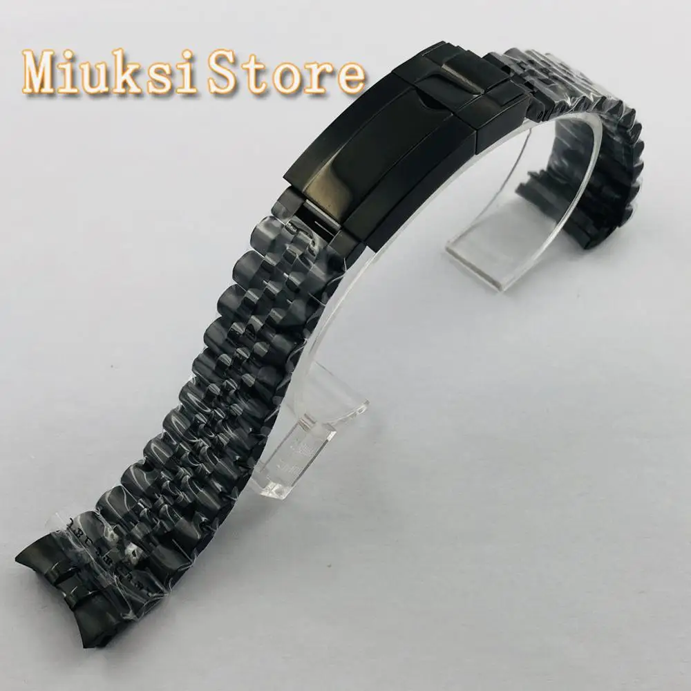 

20mm Sainless steel Bracelet Sterile Black PVD strap for watch Band fit 40mm watch