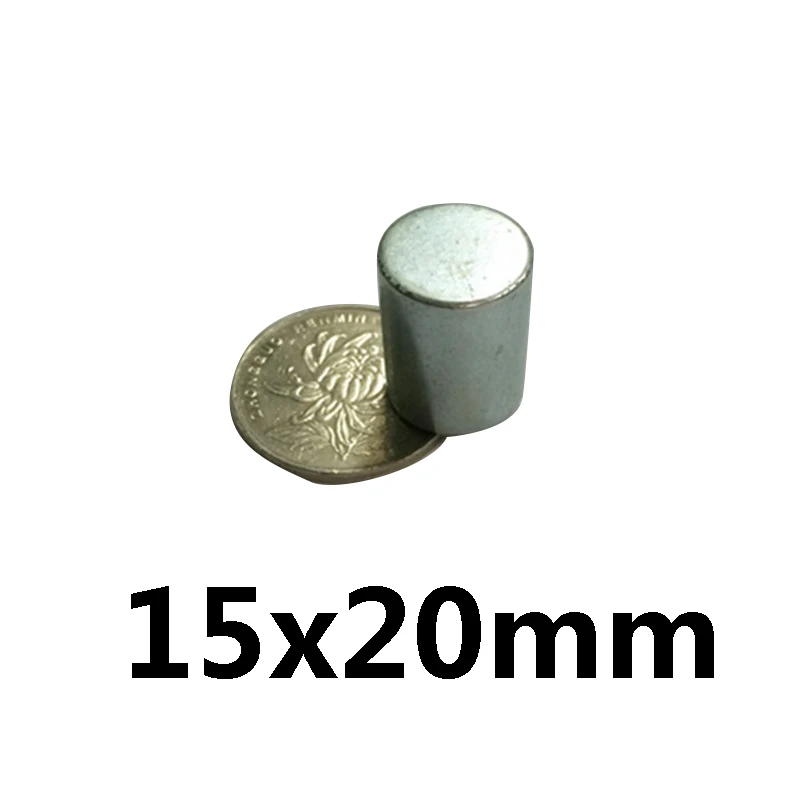 10/20/50pcs 15x20 mm Thick Neodymium Strong Magnets 15mm*20mm Permanent Round Magnet 15x20mm Powerful Magnetic Magnets 15*20mm