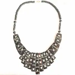 Tibetan Hand Carved Totem Amulet Statement Big Necklace Tibet Yak Bone Necklace Multi Designs TNL431