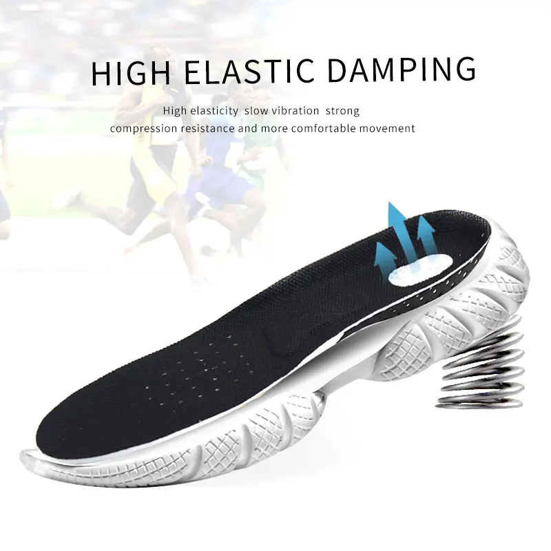 Arch Support Sport Insole Flat Feet Orthopedic Insoles Silica Gel Shock Absorption Cushion Pad for Men Women