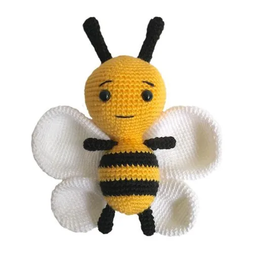 Baby Amigurumi Hand-Knitted Toy Bee Cumbo