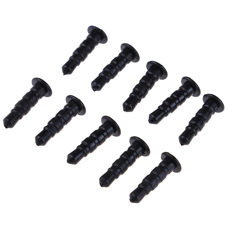10 pcs Plastic Dust Plug 3.5mm Earphones Phone Accessories DIY Phone Pendant Parts For Iphone For Samsung Dustproof Plug Caps