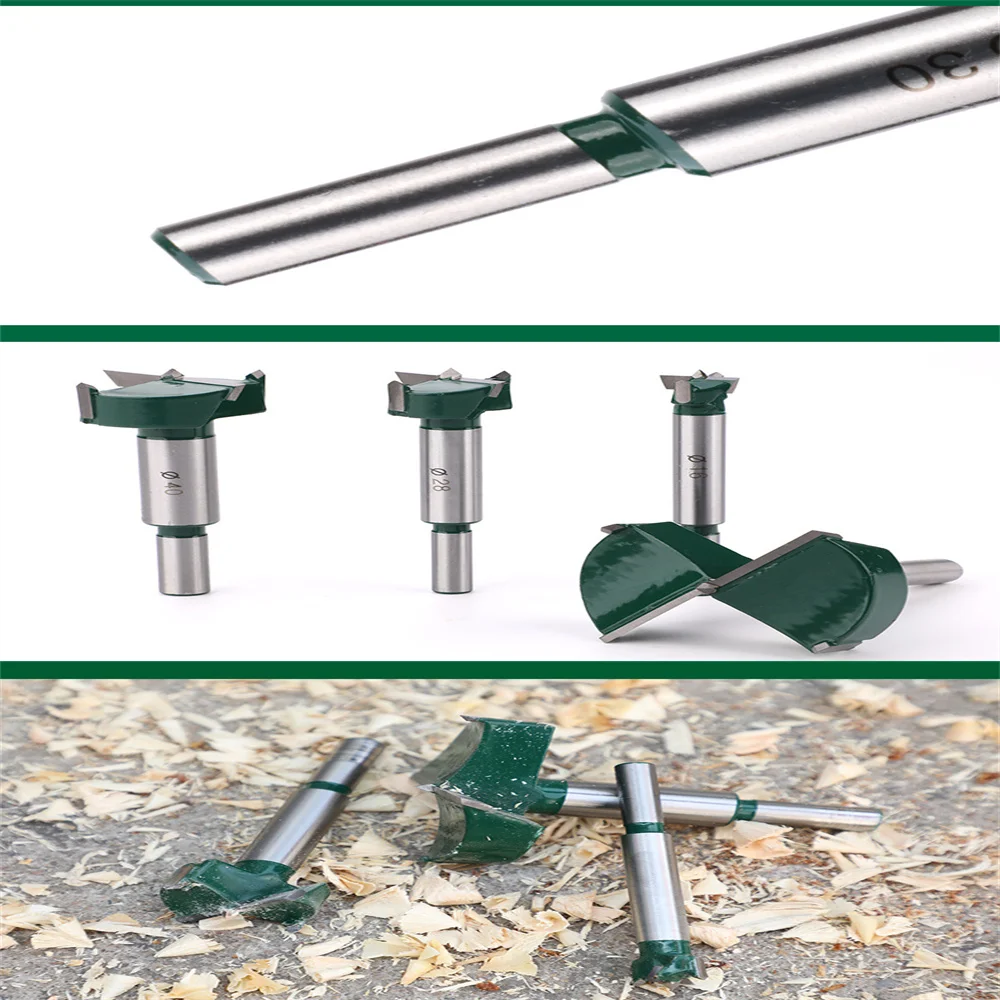 1 Máy Tính 15-60Mm Forstner Mũi 2 Sáo Carbide Đầu Auger Gỗ Lỗ Cưa Gỗ Dụng Cụ Mở Cho dụng Cụ Điện Khoan