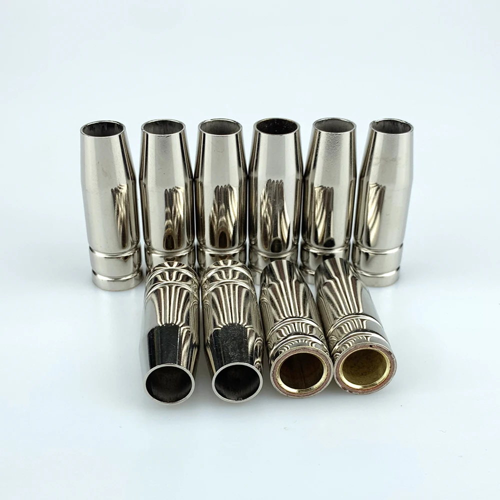 5/10pcs 15AK Gas nozzle euro style mig welding gun tip nozzle shield cup for MB 14AK 15AK mig welding torch