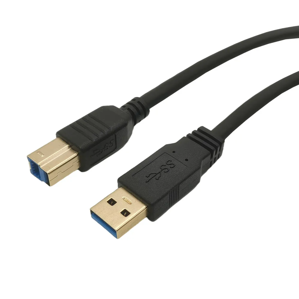 USB 3.0 Kabel Type Een Mannelijke Naar B Mannelijke Kabel Super Snelheid Synchronisatie Data Afdrukken Voor 2.5 3.5 Inch Hdd/Ssd Harde Schijf 0.3M 0.6M 1M