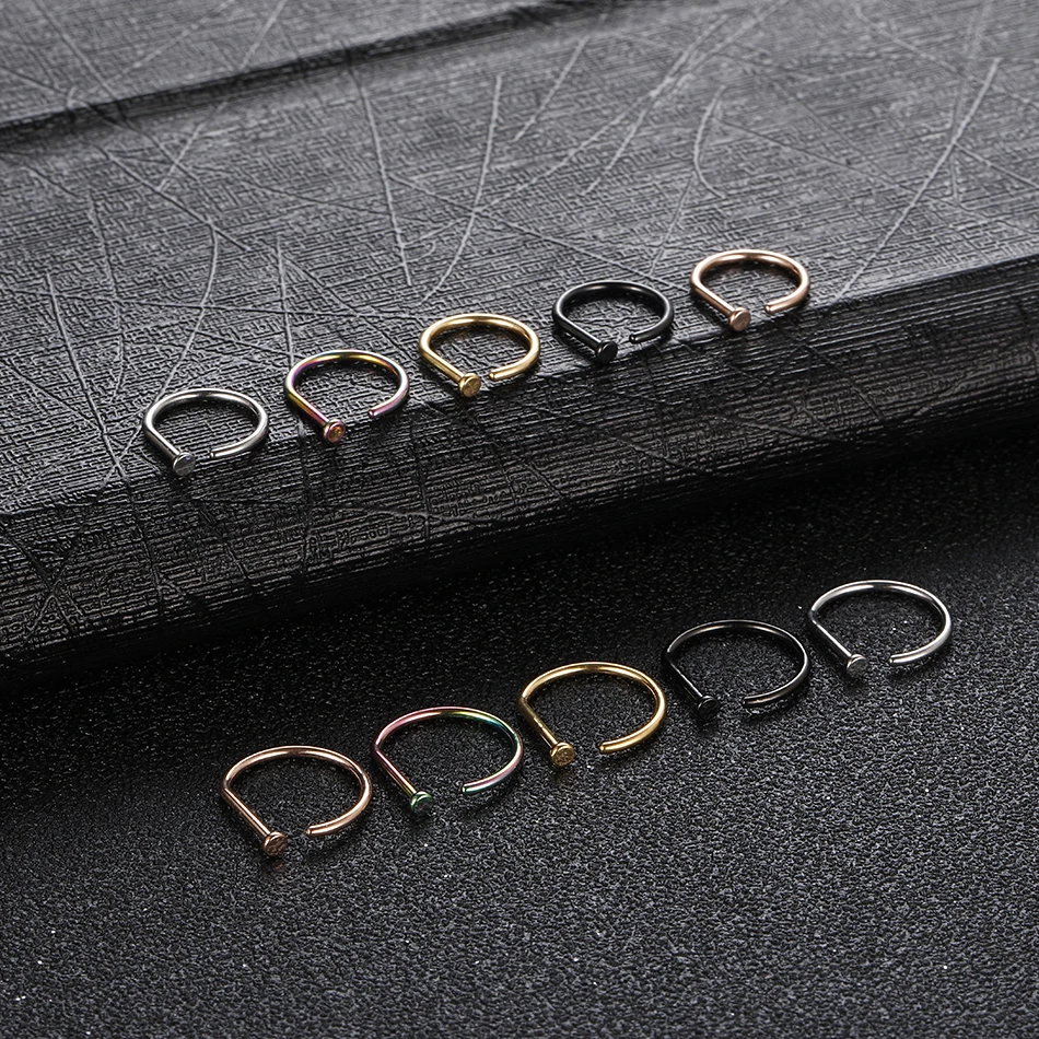 1PC G23 Titanium Colorful D Sh - Body Jewelry 评论和价格