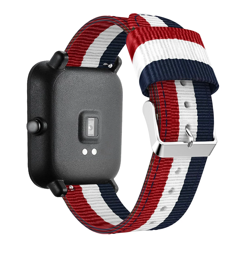 Neues Nylon-Armband für Amazfit Bip Lite Youth 20mm Uhrenarmband Ersatz für Xiaomi Huami Amazfit GTS Bit Band Armband Handgelenkschlaufe – Detail 8