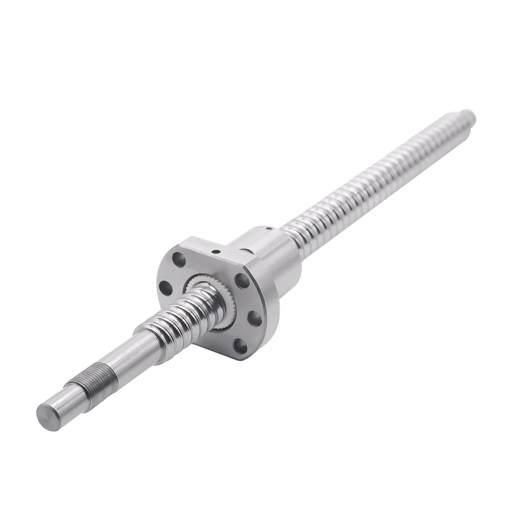 

Ball Screw Rolled ballscrew 1 pc SFU2505 450mm with 2505 Flange single ball nut for CNC parts BK/BF20 machined