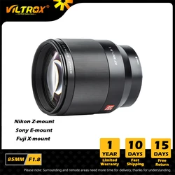 VILTROX 85mm F1.8 Z Mark II STM Auto Focus Fixed focus Lens F1.8 AF For Nikon Lens Camera Z Mount Z50 Z6 Z6II Z7 II MarkII Lens