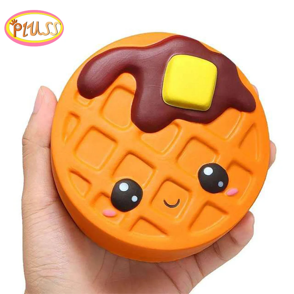 Cute Cartoon Cheese Chocolate Biscuits Cake Squishy Food Slow Rising Cream Scented Soft Squeeze Toy Relieve Stress Funny Gift