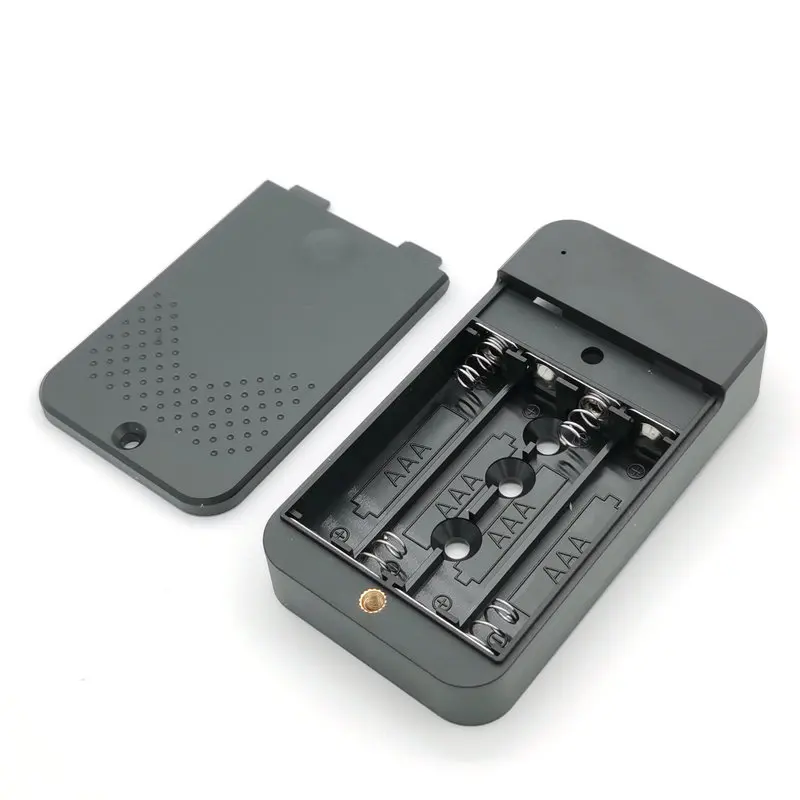 Black Plastic Battery Box Enclosure Case For Access Control System Easy Installation Have Control Board Position