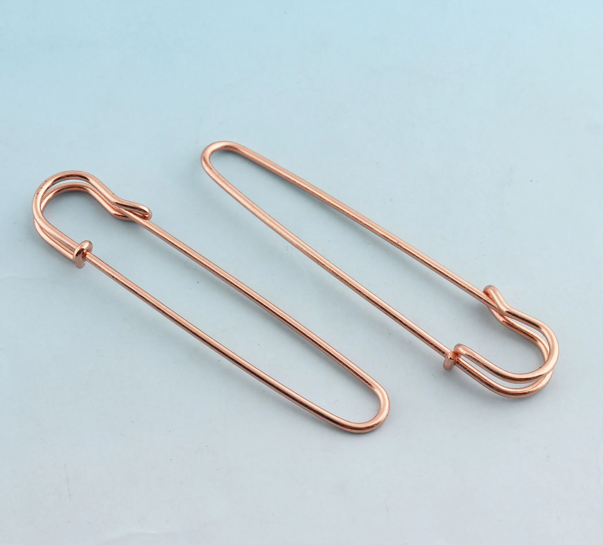 Jumbo Safety pins 85mm Large Rose Gold Safety Pins Craft Findings Metal Brooch Safety Pins DIY Sewing Tools