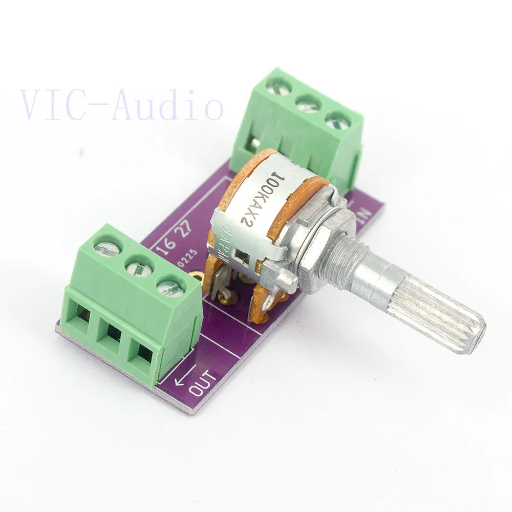 1 قطعة جبال الألب اليابانية RK16 50KAX2/100KAX2 حجم LOG ستيريو الجهد 2-عصابة المزدوج 50K/100K مخرش رمح الجهد + لوحة دارات مطبوعة