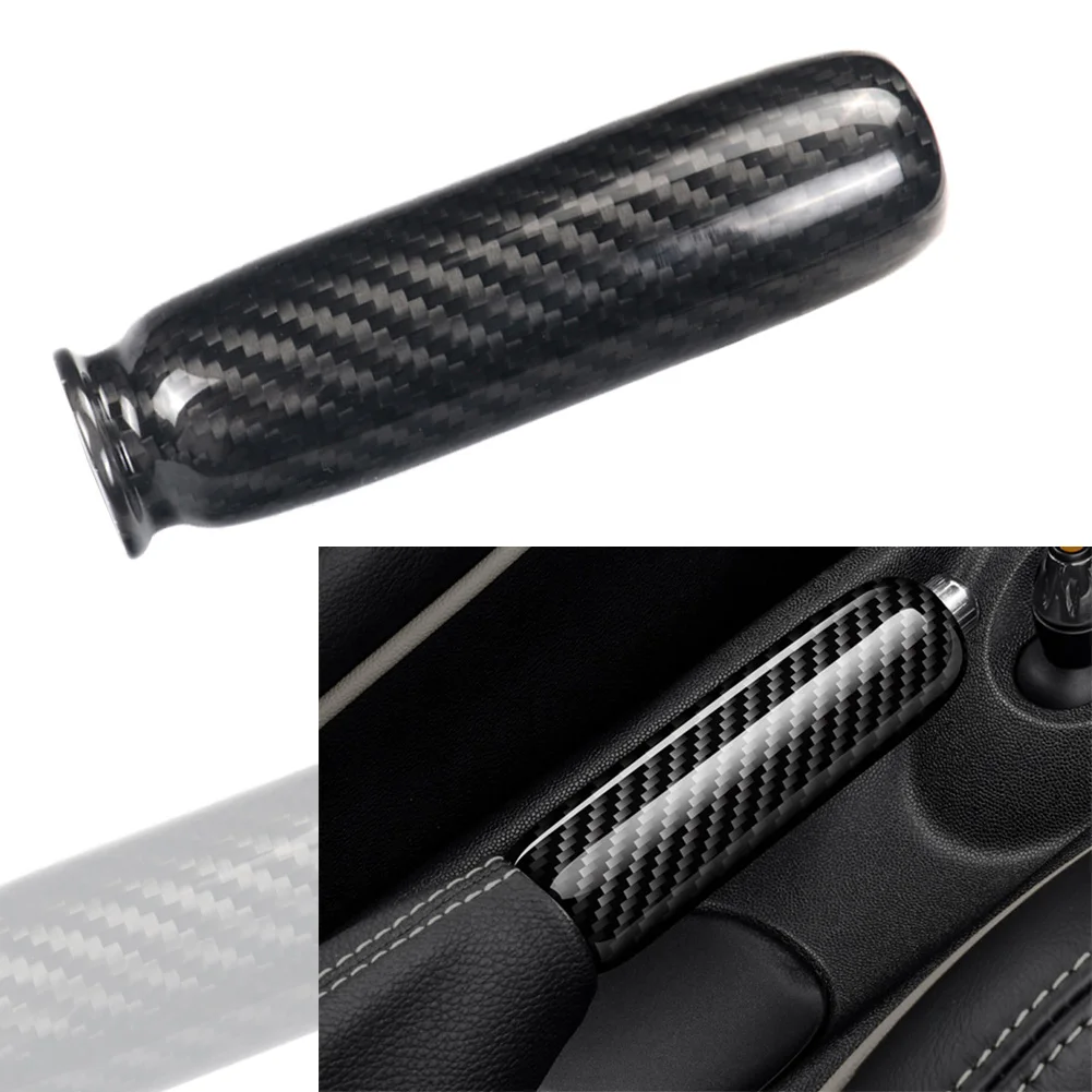 

Carbon Fiber Car Handbrake Cover Handle Protector For Mini Cooper R50 R52 R53 R55