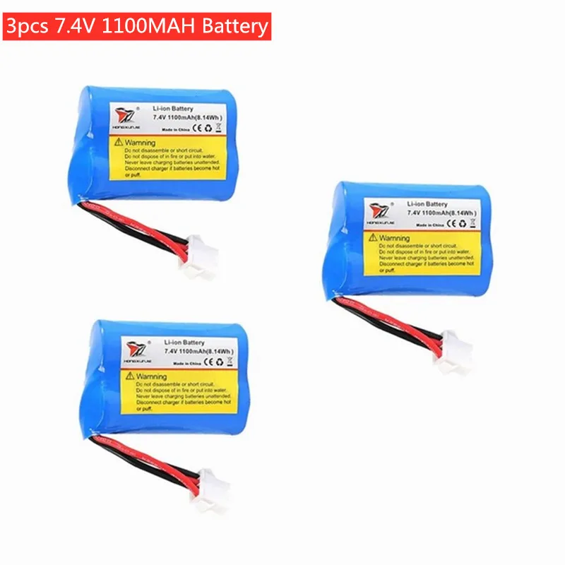 HJ808 Battery 7.4V 1100mAh Battery Receiving Board Motor Propeller Boat Cover for HJ808 HJ-808 HJ8-08 RC Boat HJ808 Accessories