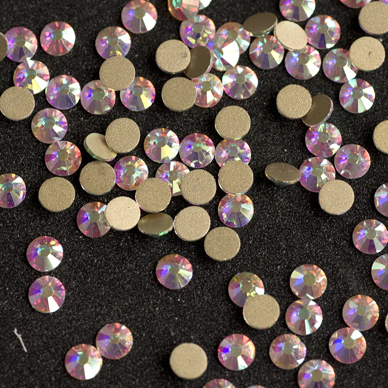 YANRUO 2058NoHF SS3-SS50 Nicht-Hotfix-Strasssteine Glitzer-Nagelkunst Flache Strasssteine Hotfix-Kristalle für Kleidung – Detail 2