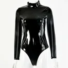 wetlook shiny sexy pvc latex opera gloves