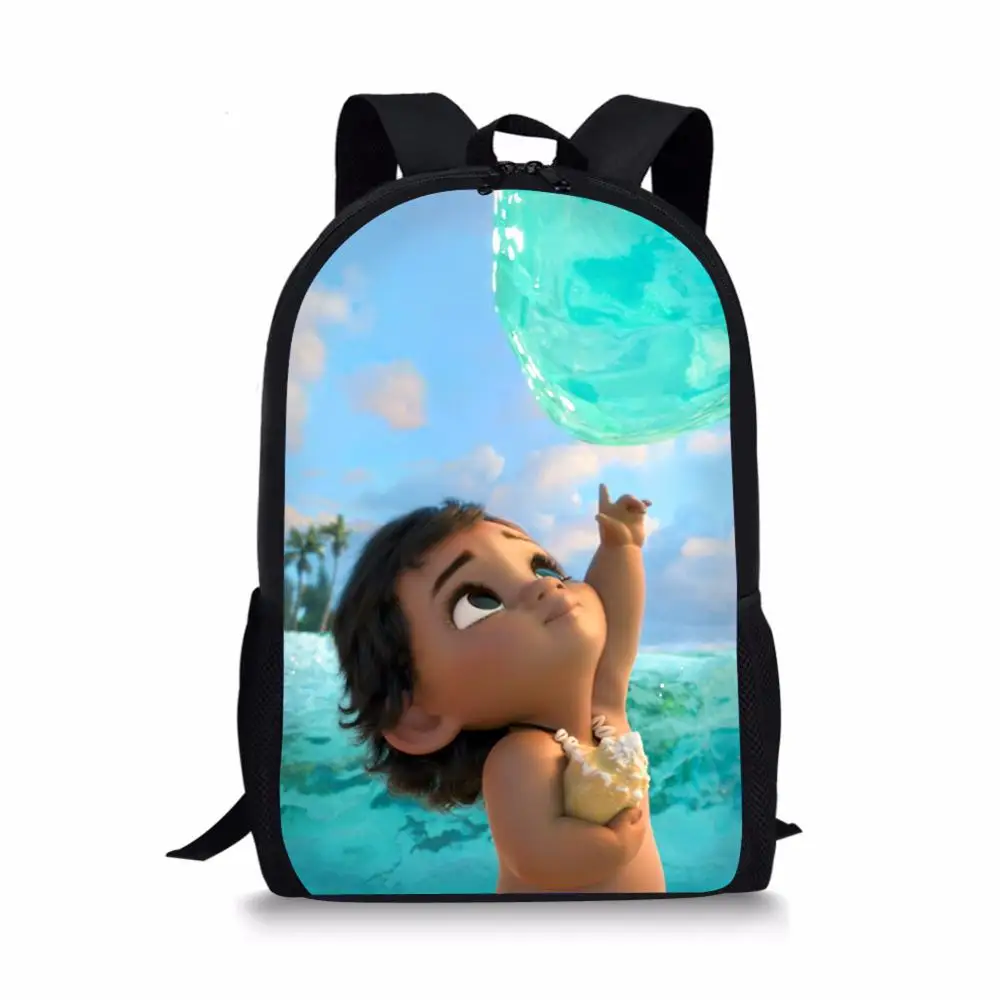 

New Hot Sales School Bags Backpack Student Bag Cartoon Vaiana Moana Pattern Children Bookbag Satchel School Backpack For Girl