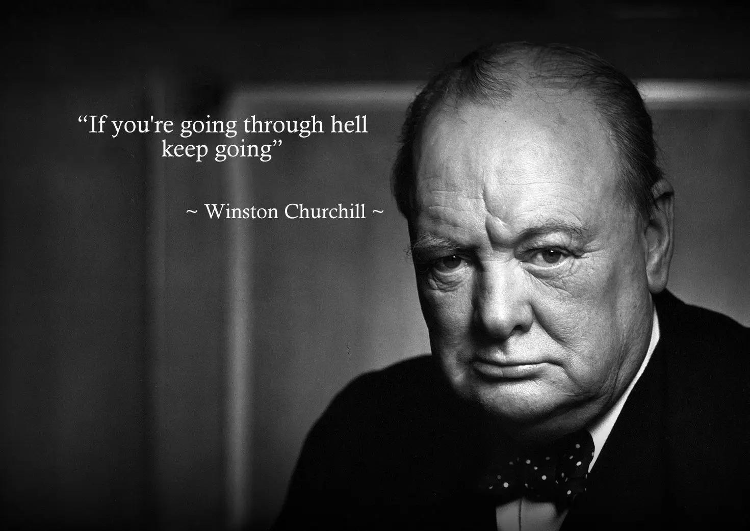 WINSTON CHURCHILL INSPIRATIONAL QUOTE Art Silk Poster Print 24x36inch