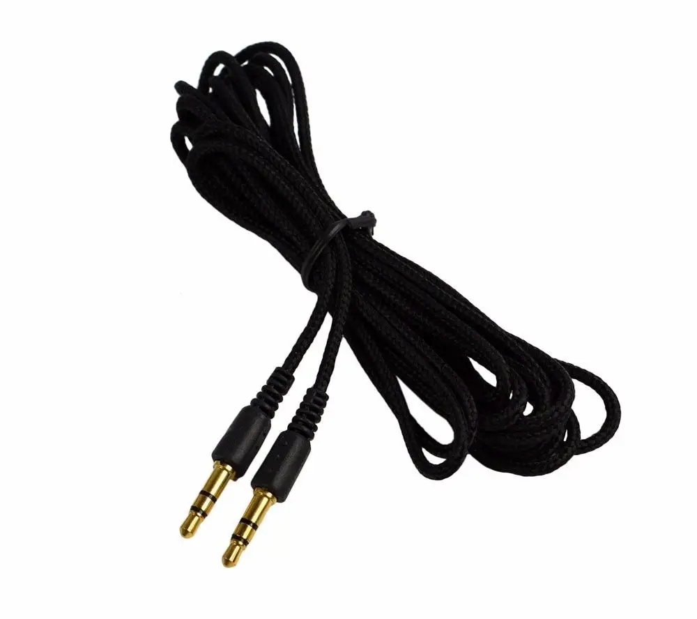 1.5m/5m cabo de cabo extensão áudio estéreo do fone de ouvido para o fio do telefone alto-falante 3.5mm jack macho para fêmea