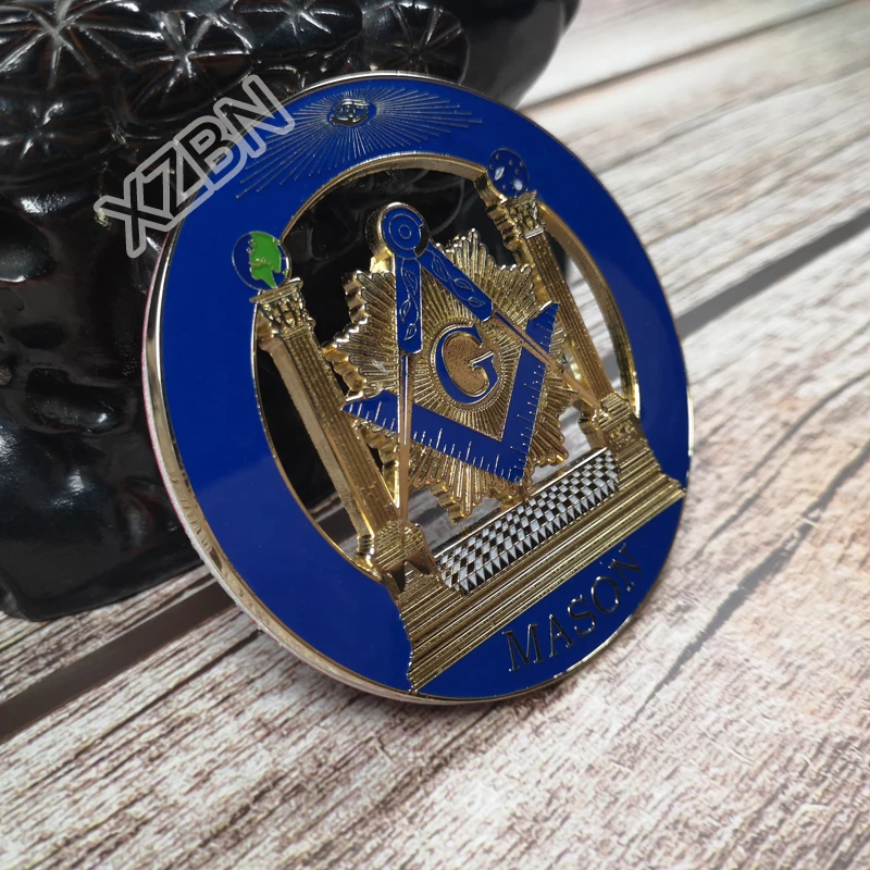 Masonic Auto Car Badge Emblems mason freemason BCM3  MASON G exquisite paint technique personality decoraction