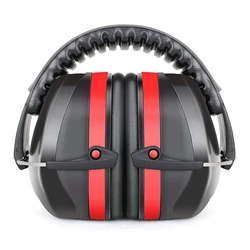 NRR-Over-Head Ear Muffs, Defender Earmuff, Fone de Ouvido, Dobrar, Cancelamento de Ruído, Esporte, Caça, Tiro, 34db