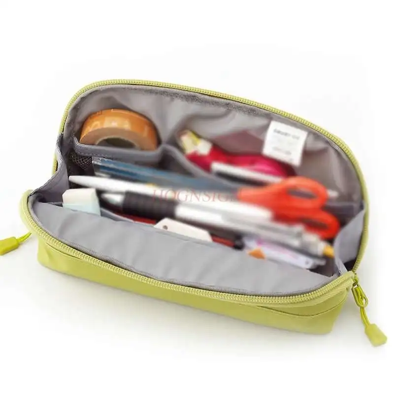 Stationery bag large capacity student stationery box multifunctional pencil bag simple business stationery bag