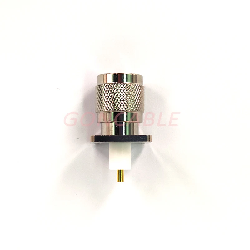 T-N-C-JFD RF coaxial connector male four-hole flange fixed through-wall shell dedicated