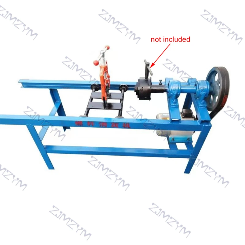 2.5KW Wall Lead Screw Rod Cleaning Machine High-Strength Through Cement Top Bar Screw Aluminum Motor Rust Cleaning 380V/220V