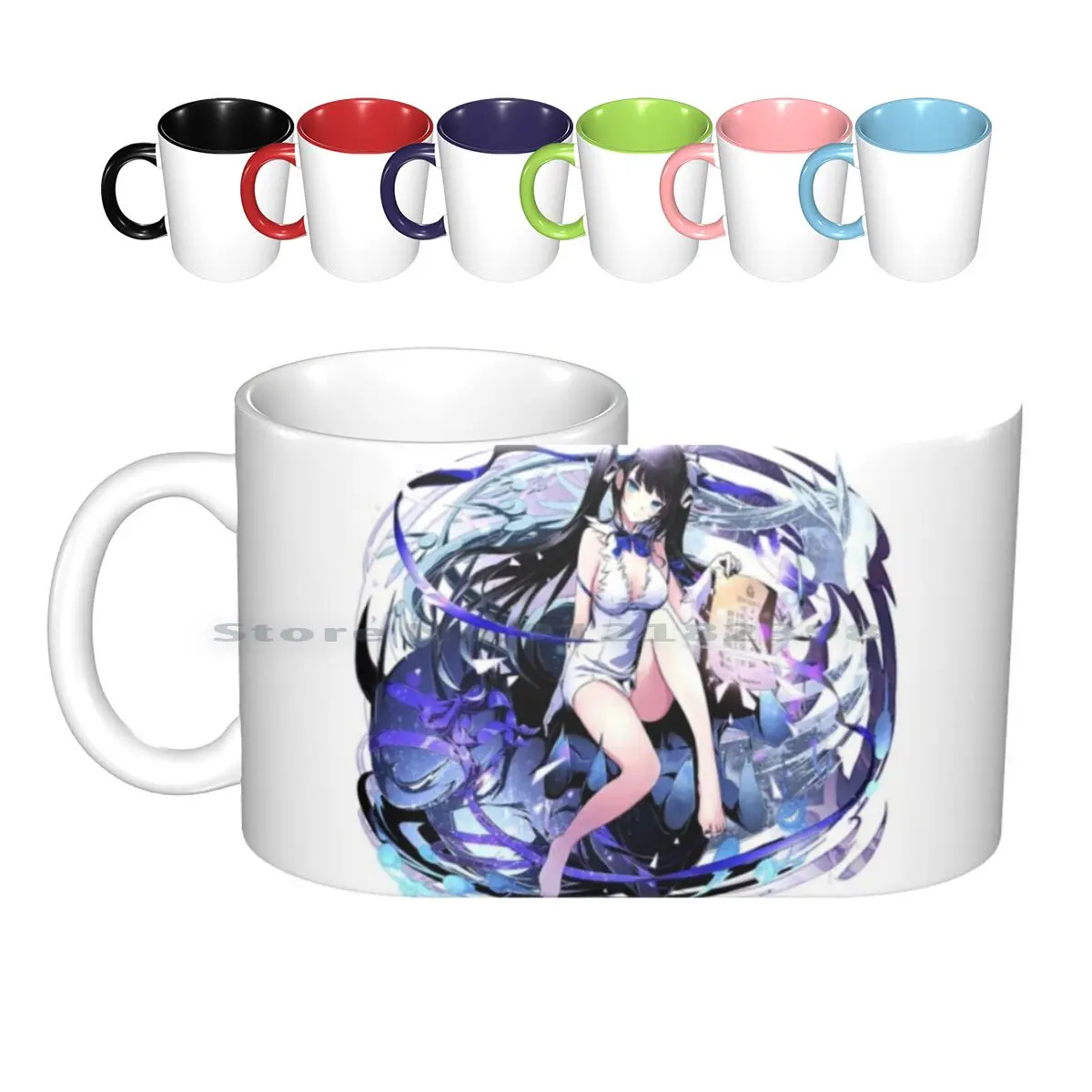 Hestia-Ni Deai Wo Motomeru No Wa Machigatteiru Darou Ka / Is It Wrong To Try To Pick Up Girls In A ? Ceramic Mugs Coffee Cups