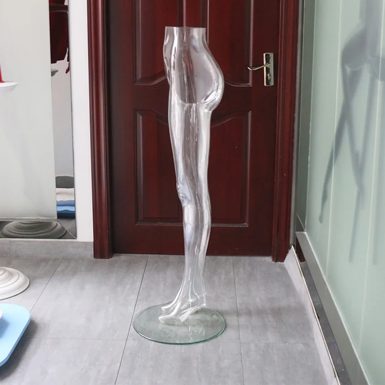 Fashion Female Clear Mannequin Lower Body Transparent Model On Promotion