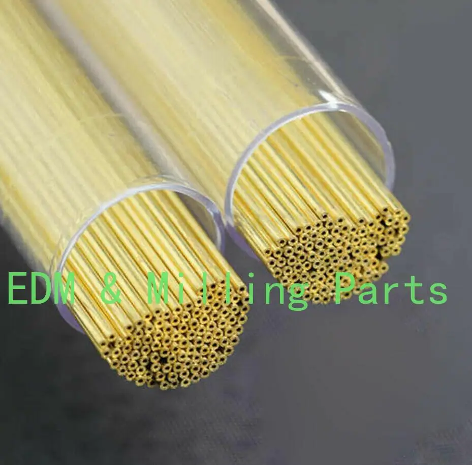 

CNC EDM Drilling Machine Brass Electrode Single-Channel Tube OD (0.4-3.0) MMX500MM For EDM Puncher Mill Part