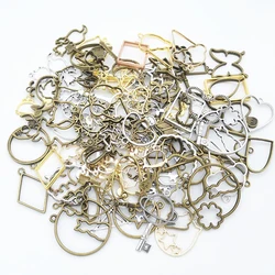 Marco de resina epoxi UV para fabricación de joyas, accesorios de Marco geométrico de Metal, 50g, 100g