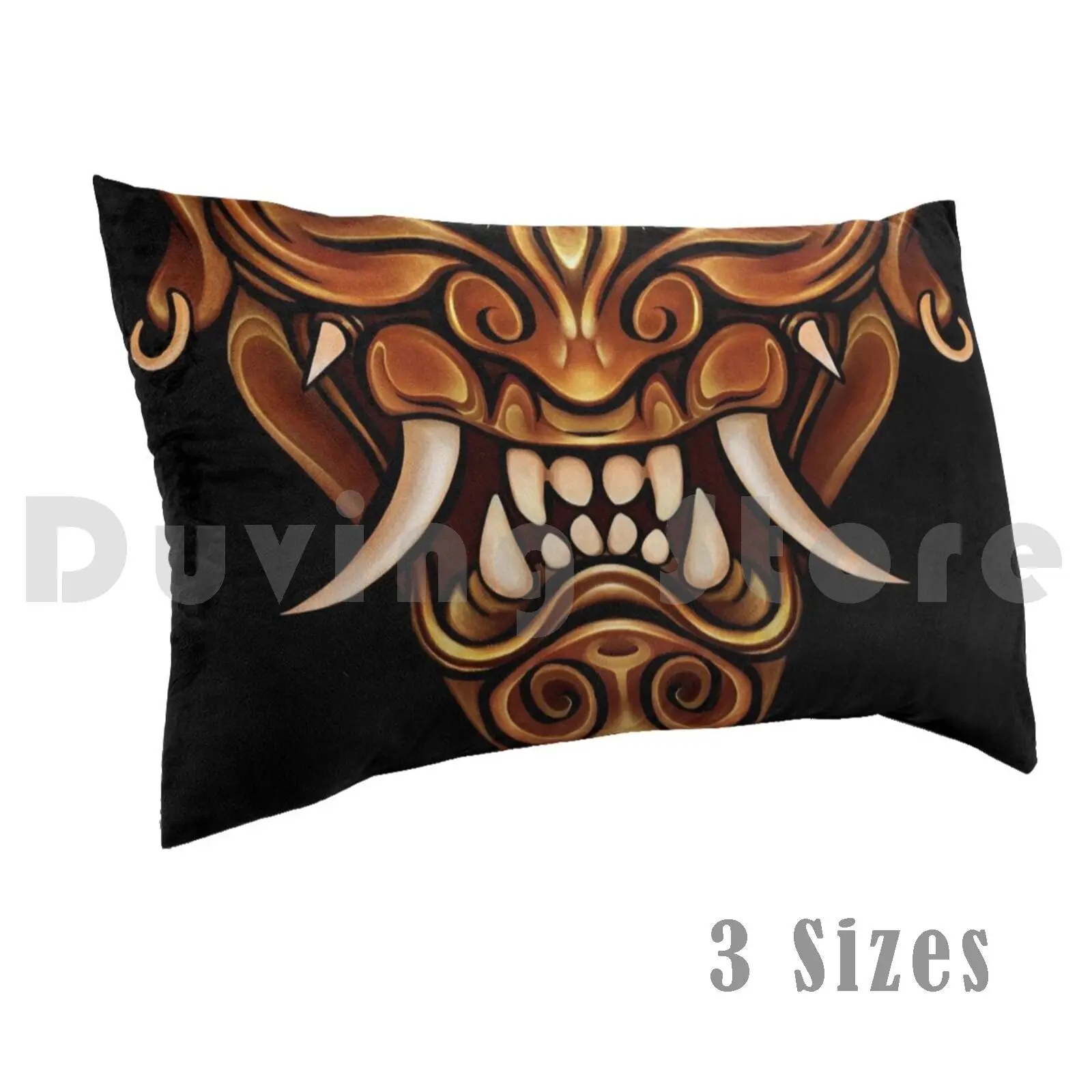 Rage Of The Oni-Japanese Yokai Pillow Case DIY 50*70 Monomano Yokai Oni Hannya Japanese Noh Theater