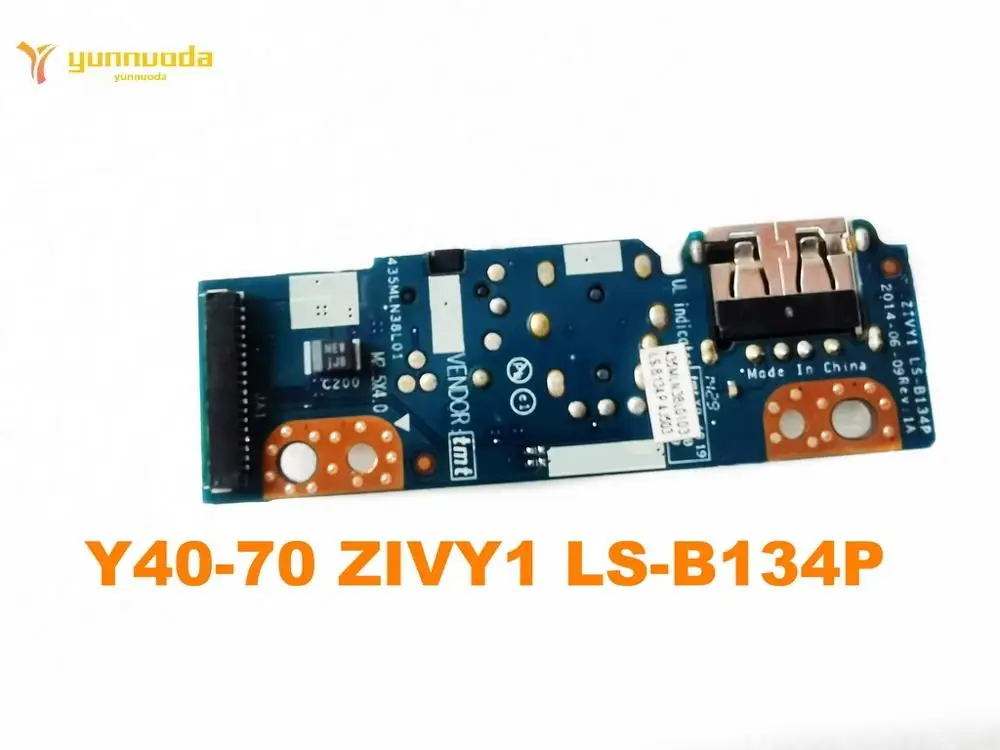 Original for Lenovo Y40-70 USB board Audio board Y40-70 ZIVY1 LS-B134P tested good free shipping