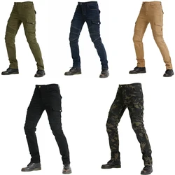 VOLERO 2026 NEW Motorcycle Jeans Fashion Men Motocross Riding Pants Can be Equipped With Protective Gear Jeans Five-Color Jeans