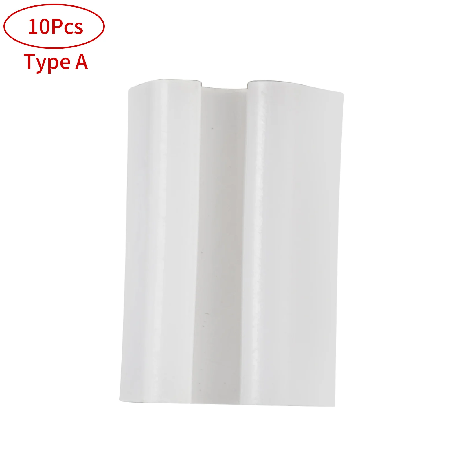 10Pcs Floor Protectors Furniture Leg Clamps Anti Slip Desk Table Tube Covers Plastic U-Shaped Tube Back Pads Chair Leg Clip Caps