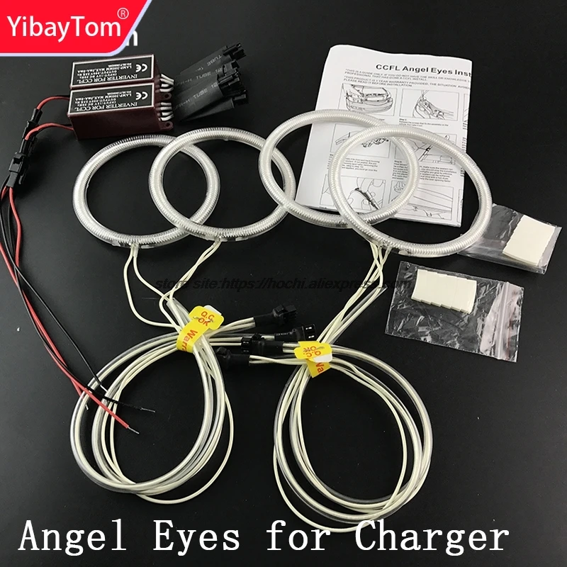YibayTom отличный комплект CCFL «ангельские глазки», ультра яркая подсветка для Dodge Charger 2005, 2006, 2007, 2008, 2009, 2010
