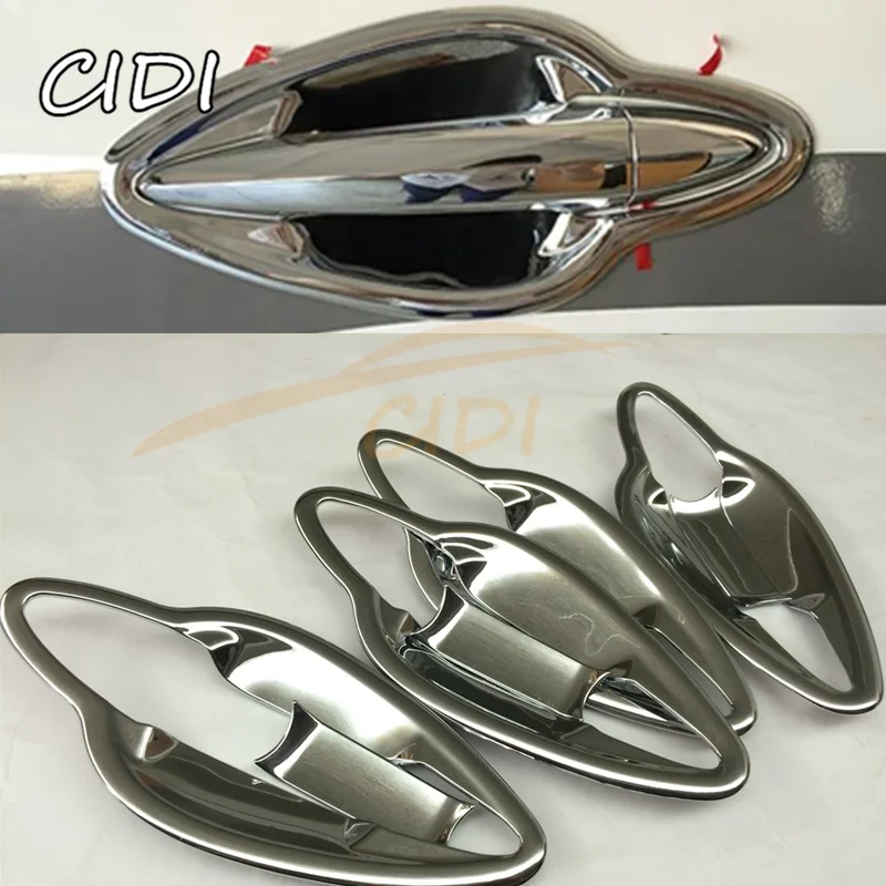 ABS Chrome Door Bowl Cover Trim For JAC REFINE S2 2015 2016 2017 2018 2019 2020 Car Styling Accessories Decoration