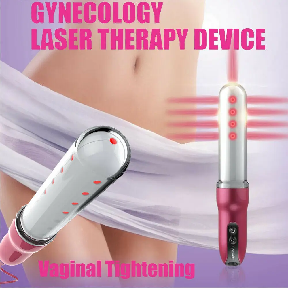 Laser Red Light Therapy Vaginal Tightening and Rejuvenation Wand for Cervical Erosion Gynecology Laser Therapy Device