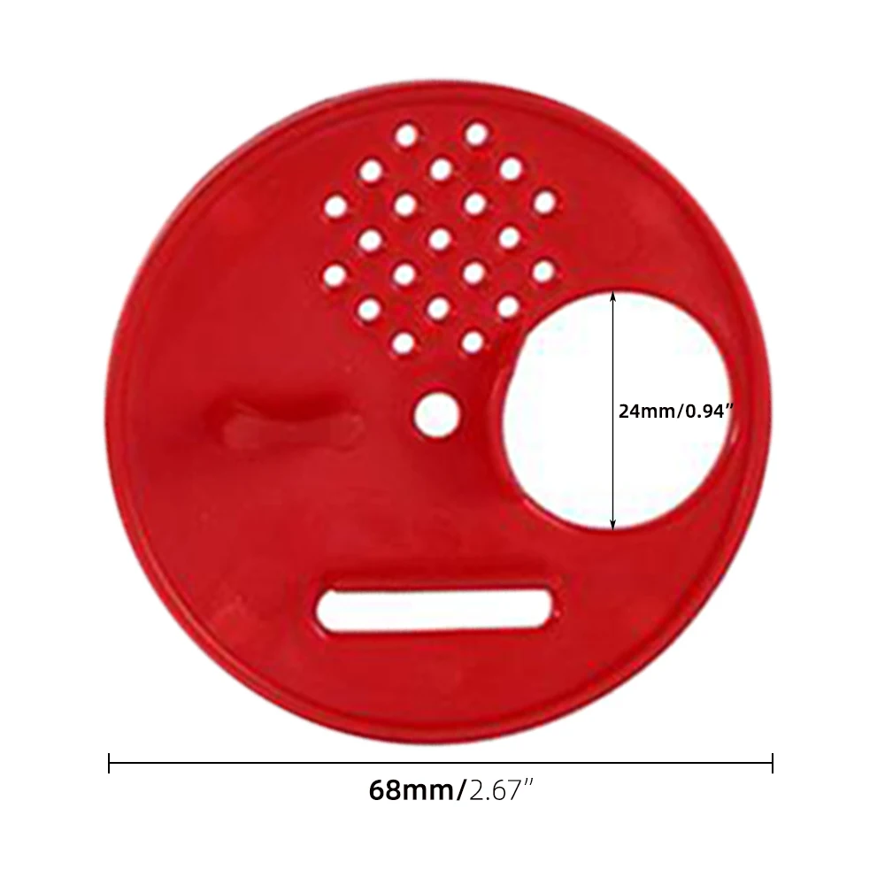 50/100PCS Plastic Bee Nest Door Round Bees Hives Box Entrance Gate Disc Vent Honeycomb Entrance Gate Beekeeping Tool Equipment